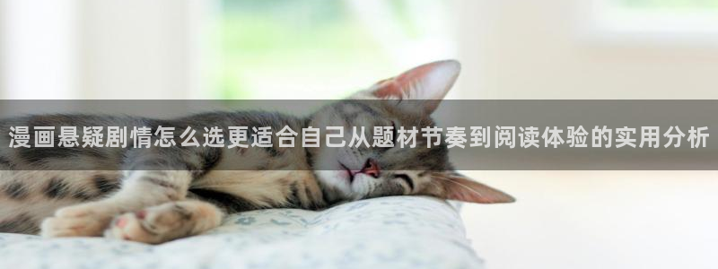 日漫在线阅读:漫画悬疑剧情怎么选更适合自己从题材节奏到阅读体验的实用分析